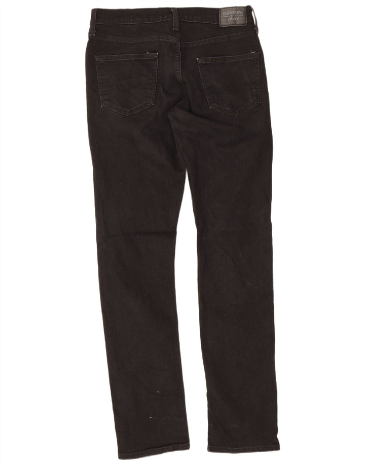 Męskie jeansy Levi's Denizen Slim W33 L32 Czarne bawełniane