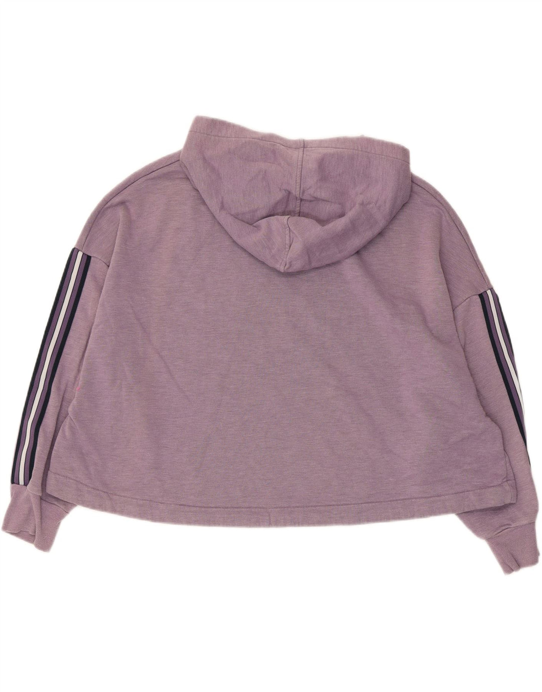 Marks & Spencer Damski sweter oversize z kapturem, UK 16, duży, fioletowy poliester
