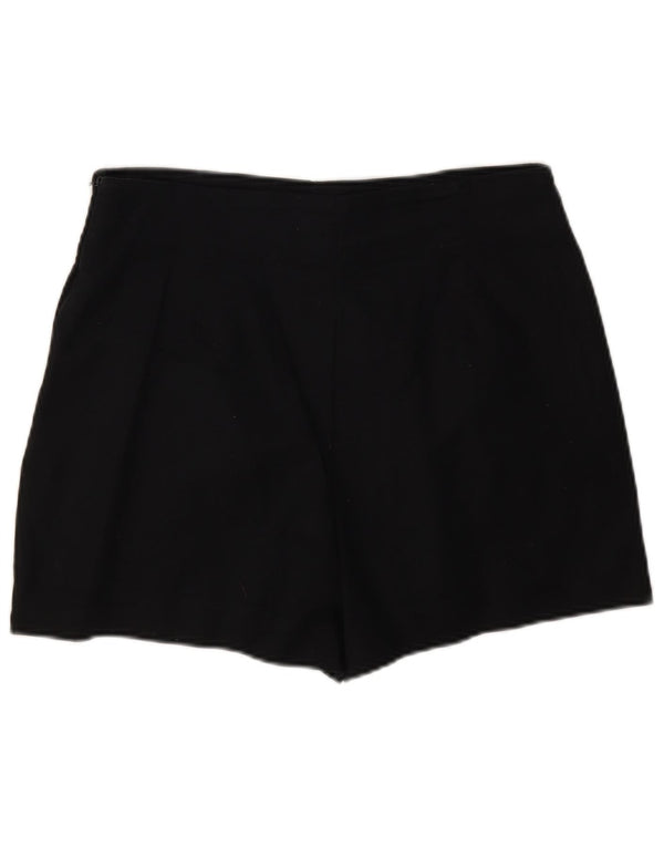 Damskie spodnie z wysokim stanem Zara, duże, W30, czarne, bawełniane