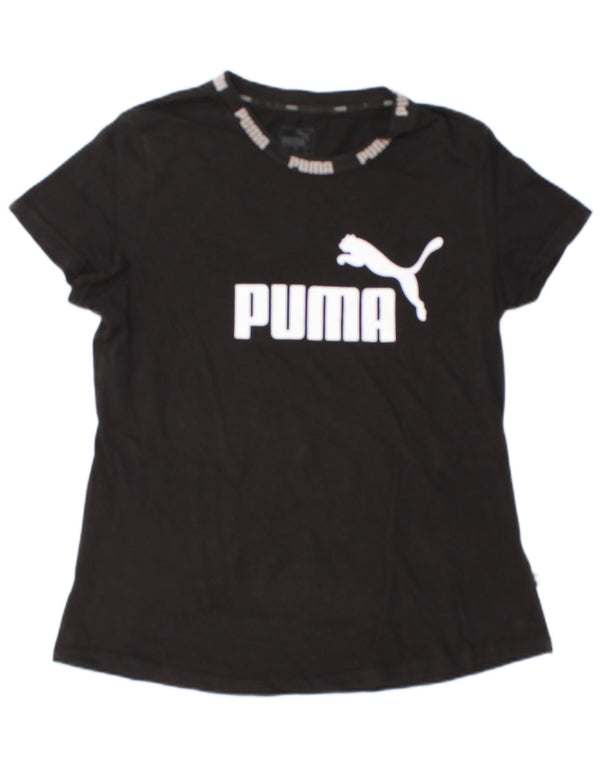 Damska koszulka z grafiką Puma Top UK 18 XL w kolorze czarnym