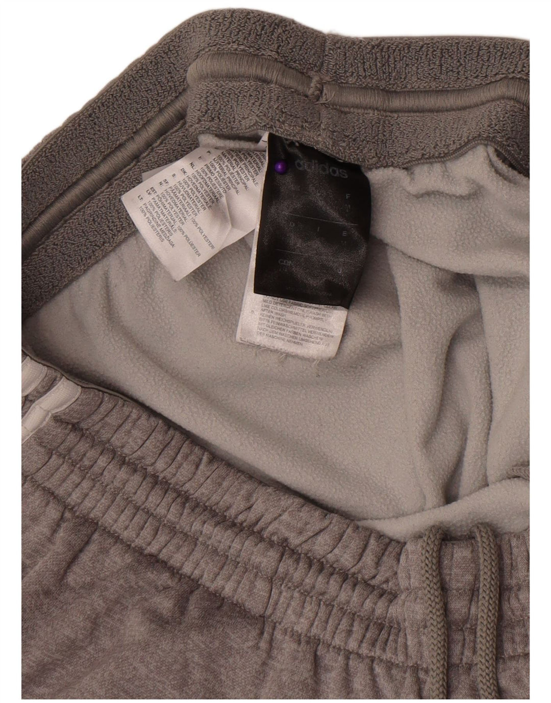 Adidas Męskie spodnie dresowe Climawarm Joggers Średni szary poliester