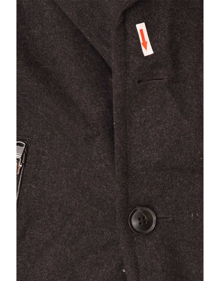 Płaszcz męski Michael Kors Pea Coat UK 40, duży, szary, wełniany, klasyczny