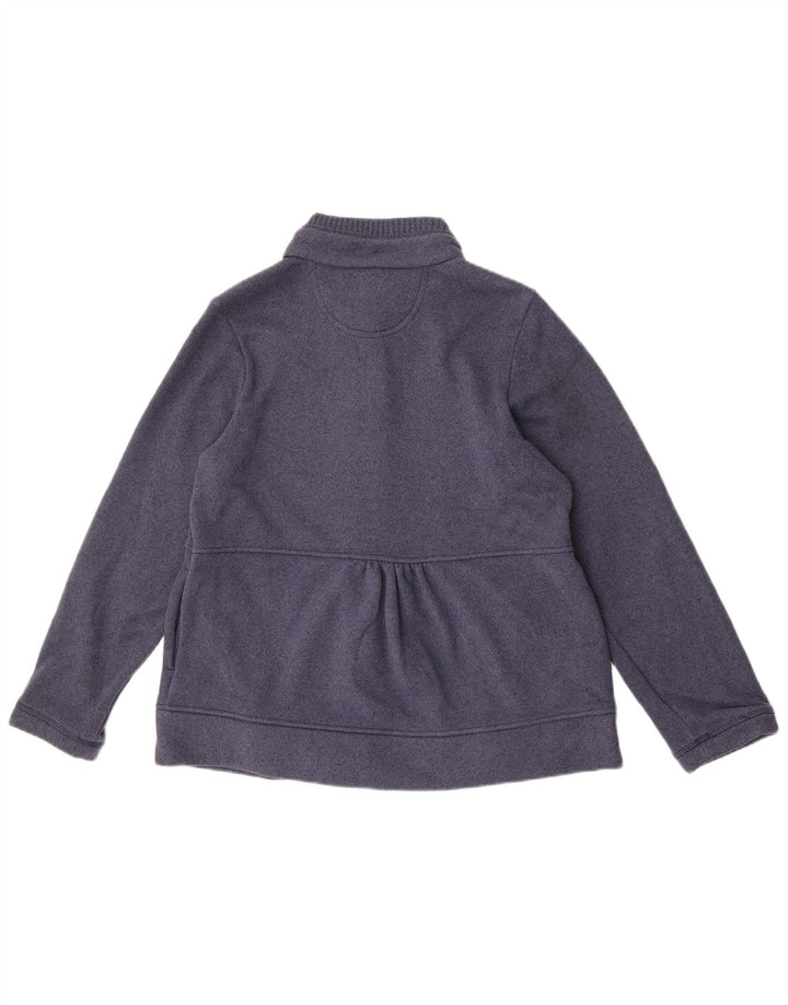 Marks & Spencer Damski sweter kardigan UK 12, średni granatowy poliester