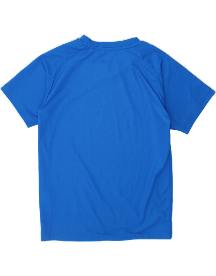 PUMA Boys T-Shirt Top 9-10 Years Medium  Blue Polyester Vintage Puma and Second-Hand Puma from Messina Hembry 