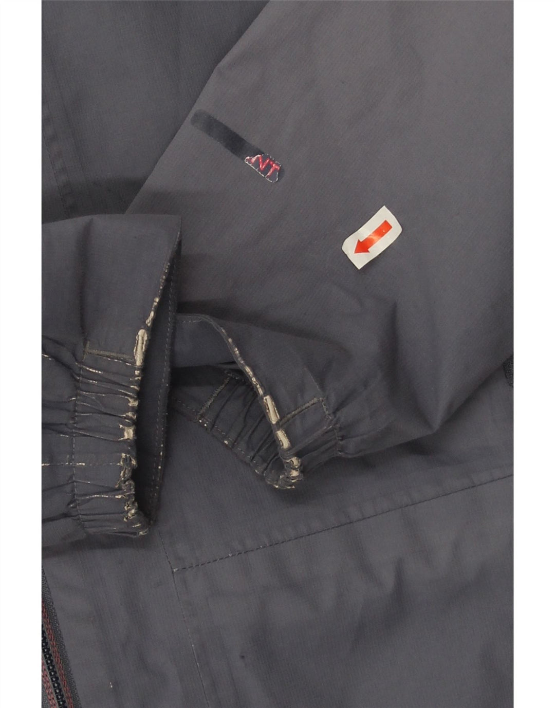 Damska kurtka przeciwdeszczowa z kapturem The North Face UK 6 XS, szary poliester