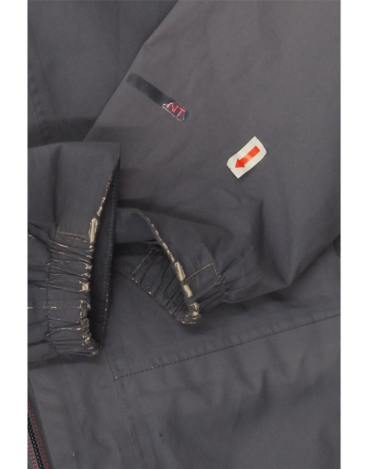 Damska kurtka przeciwdeszczowa z kapturem The North Face UK 6 XS, szary poliester