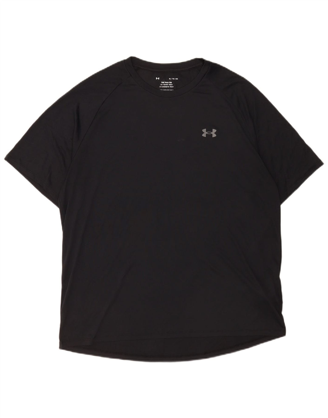 Under Armour Męski T-shirt Top XL, czarny, poliester