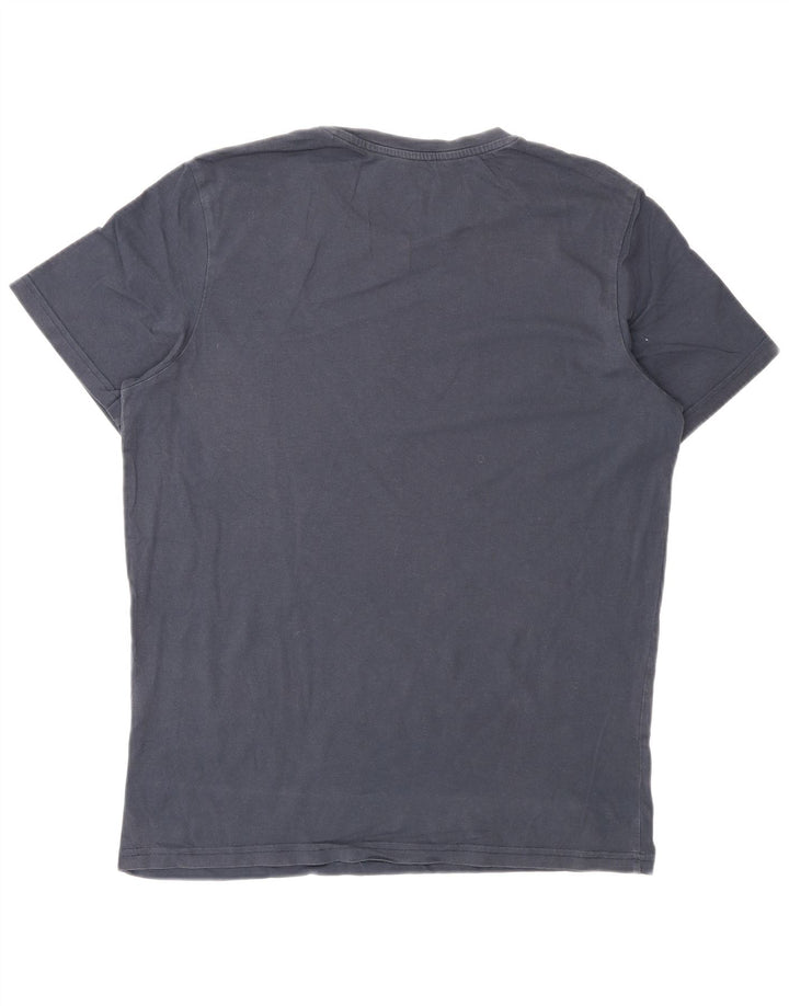 T-shirt męski Jack & Jones, średni, granatowy, bawełniany
