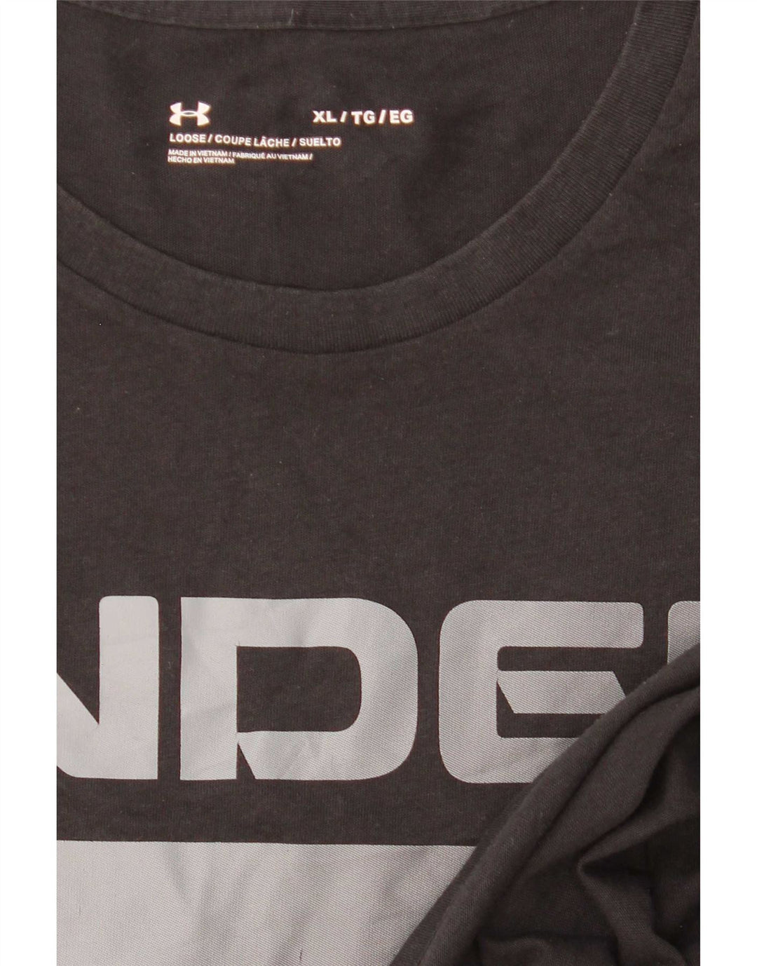 Męski T-shirt z grafiką Under Armour XL, czarny