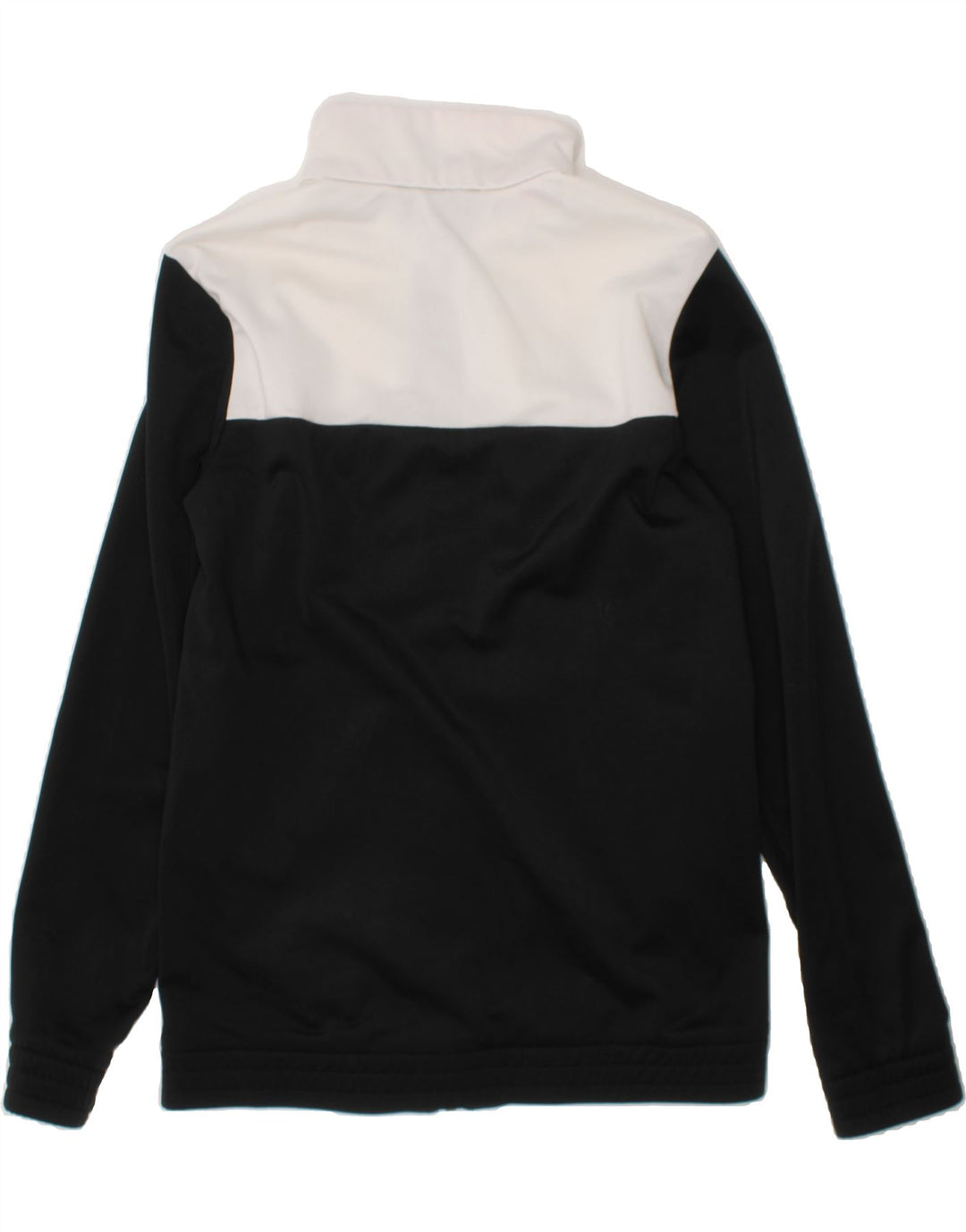 ADIDAS Boys Tracksuit Top Jacket 11-12 Years Black Colourblock Polyester Vintage Adidas and Second-Hand Adidas from Messina Hembry 