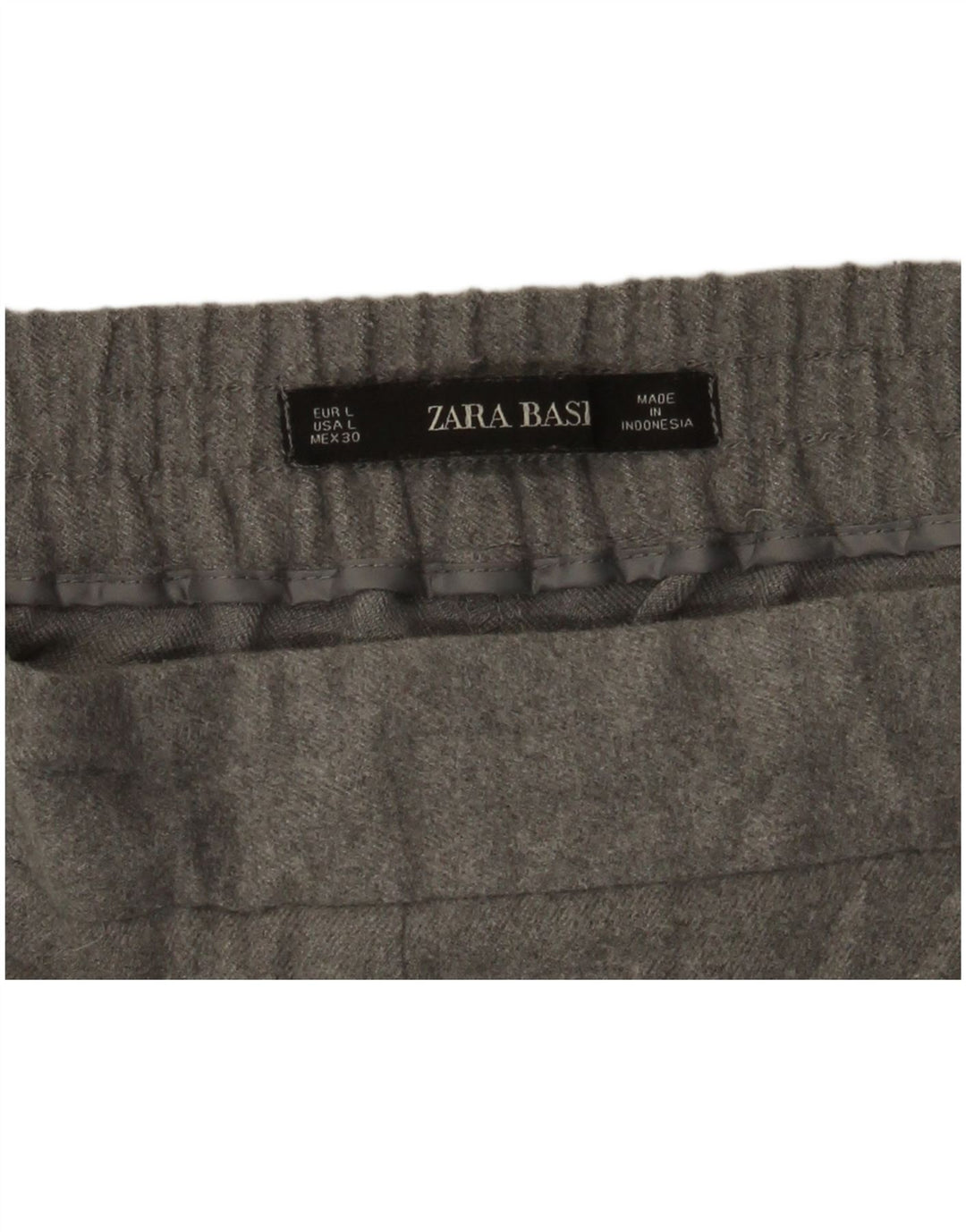 Krótkie spodnie damskie Zara, duże, W30 L25, szare