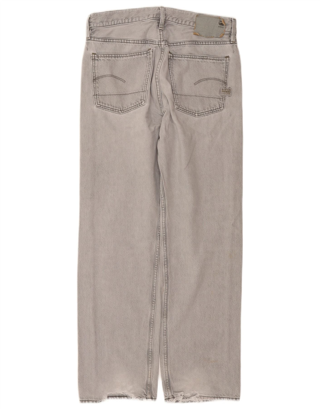 Męskie proste dżinsy G-Star W29 L30 Szara bawełna