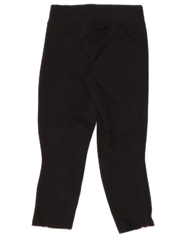 Damskie legginsy Capri ADIDAS UK 4/6 XS, czarny poliester
