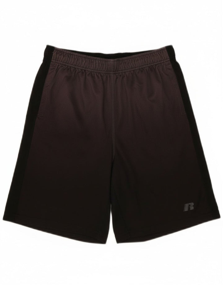 Chłopięce spodenki sportowe Russell Athletic 6-7 lat, małe, czarne, z blokami kolorów