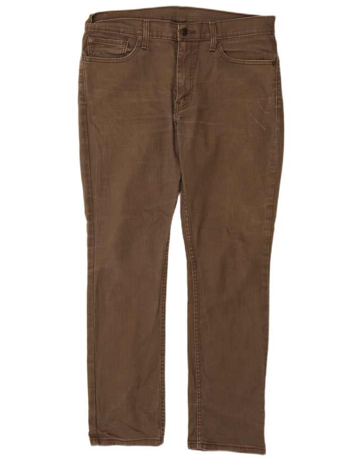 Męskie jeansy Levi's 511 Slim W36 L32 Szara bawełna