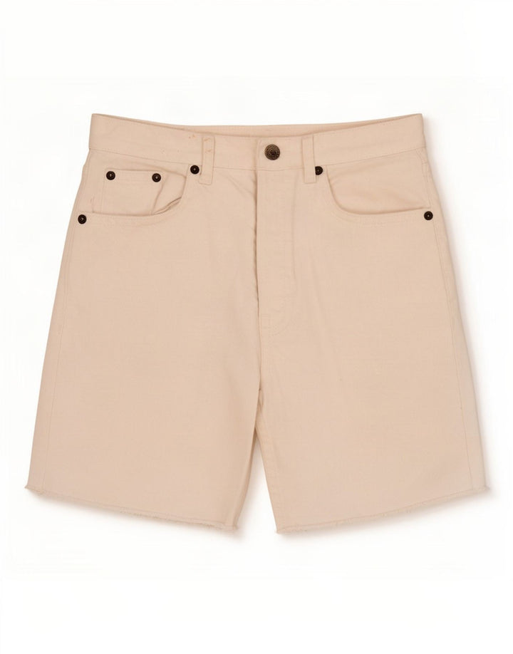 Damskie spodenki jeansowe Topshop W28 Średni biały poliester