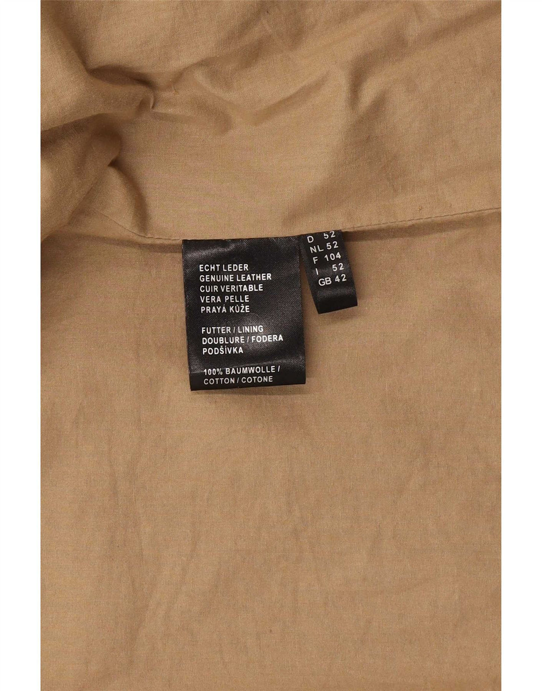 David Moore Męska kurtka skórzana UK 42 XL Brown Classic