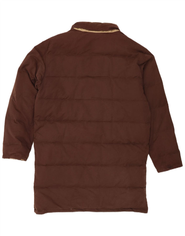 Harmont & Blaine Męski ocieplany płaszcz UK 44 2XL Brązowy poliester