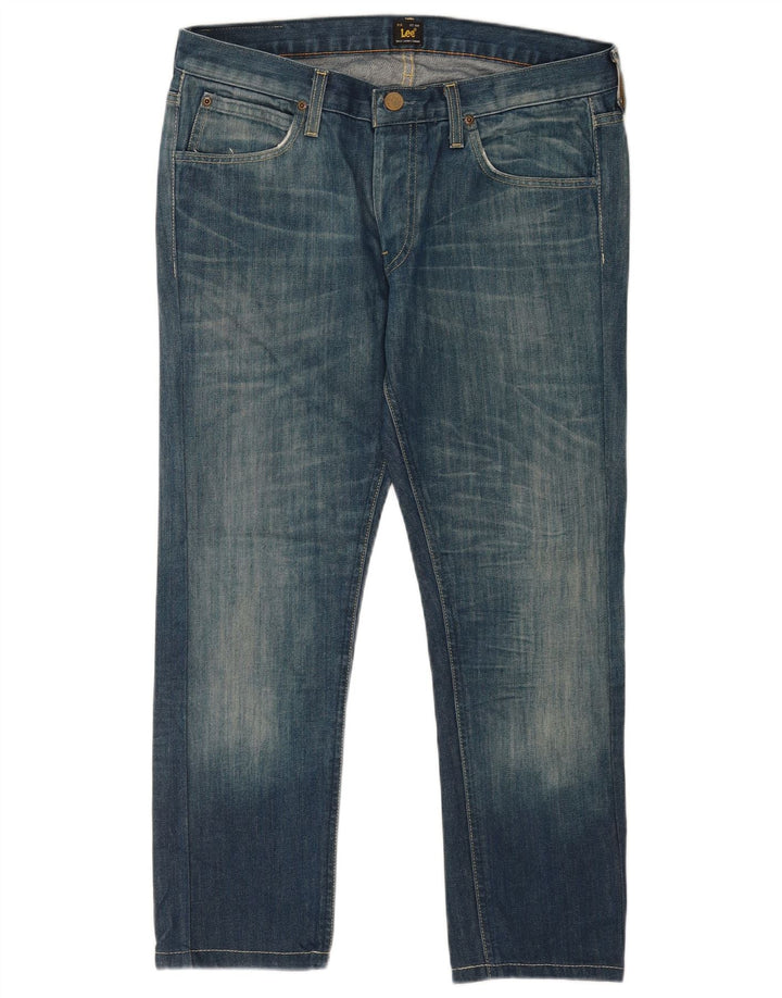 Męskie jeansy Lee Daren Straight W33 L26, niebieskie, bawełniane
