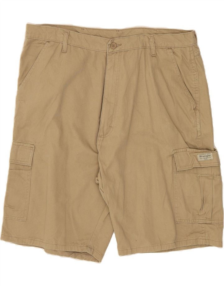 WRANGLER Mens Cargo Shorts W40 XL Beige Cotton Vintage Wrangler and Second-Hand Wrangler from Messina Hembry 