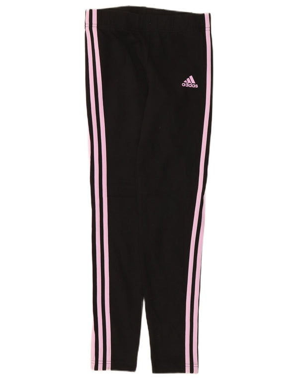 Legginsy Adidas Dziewczęce 13-14 Lat Czarne Bawełniane