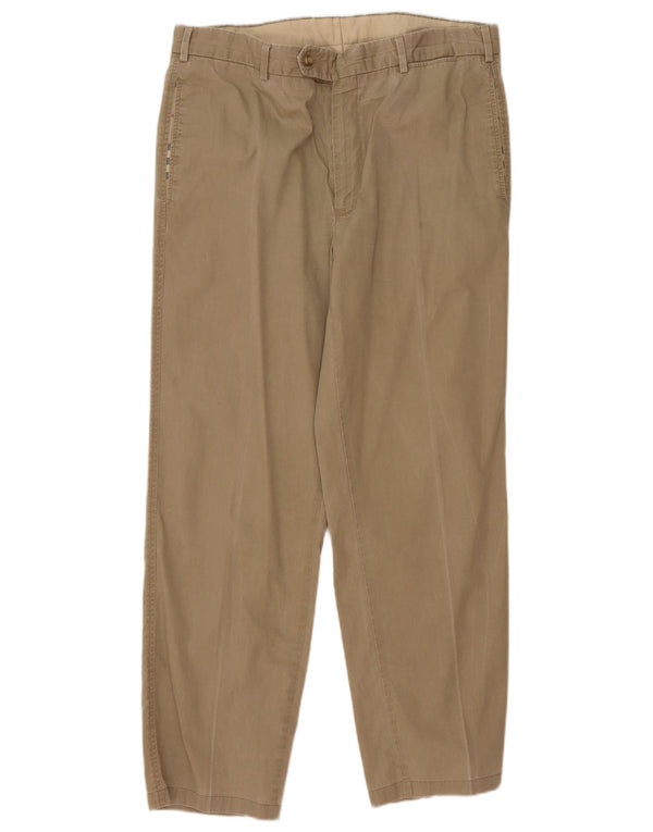 Męskie zwężane spodnie Chino Burberry IT 54 XL W38 L30 Beżowa bawełna