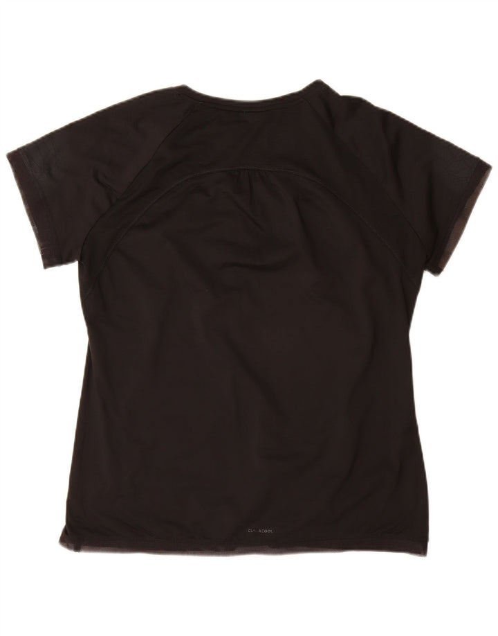 Damska koszulka Adidas Climacool Top UK 22 XL Czarny poliester