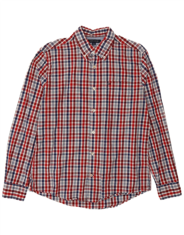 Koszula męska Tommy Hilfiger, średnia, wielokolorowa bawełniana kratka