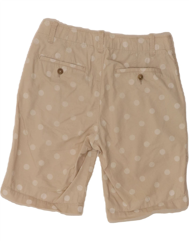 GAP Womens Chino Shorts W30 Medium Beige Polka Dot Cotton Vintage Gap and Second-Hand Gap from Messina Hembry 
