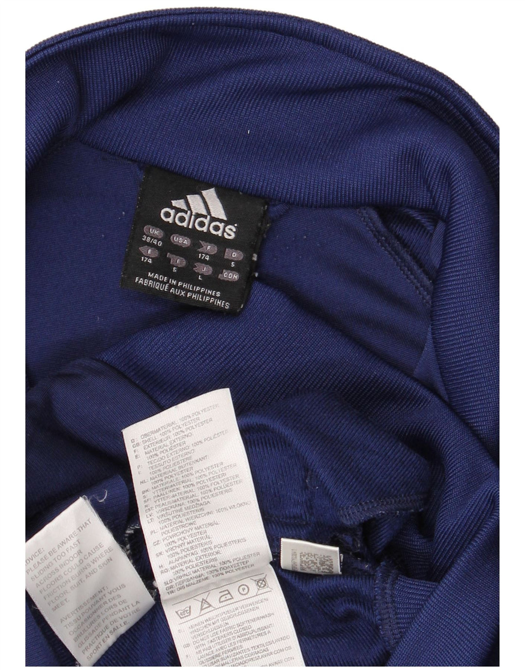 Adidas Męska bluza dresowa Top Jacket UK 38/40 Średni granatowy kolor blokowy
