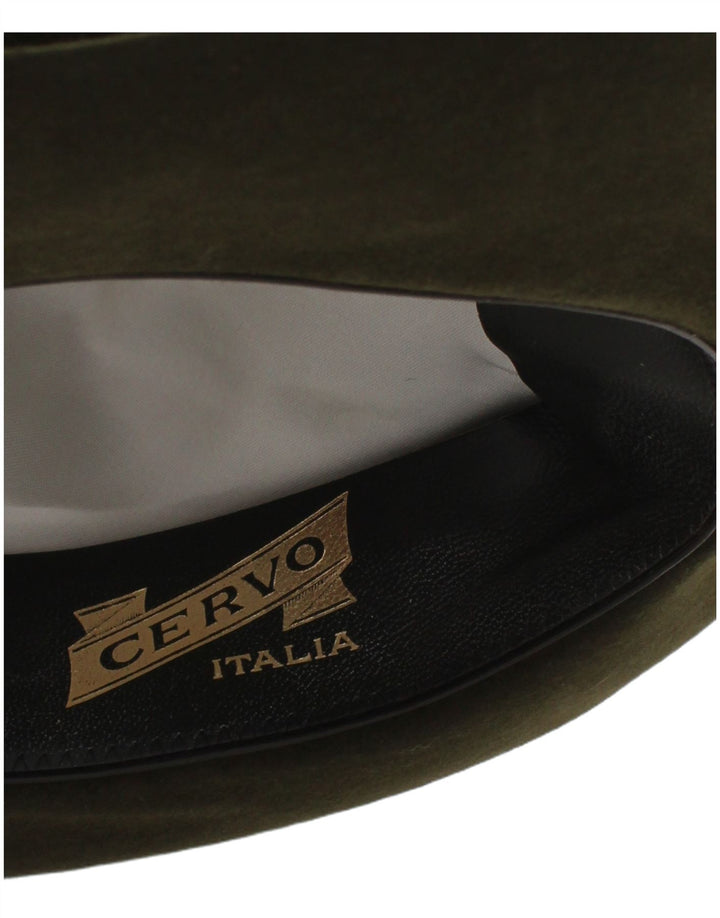 Męski kapelusz Fedora Cervo, średni khaki, klasyczny