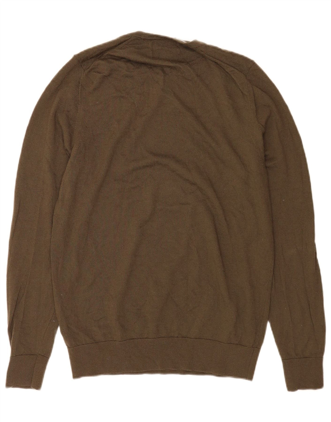 Marks & Spencer Damski sweter z okrągłym dekoltem, UK 14, średni khaki