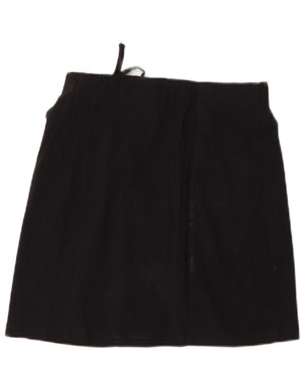 Damska spódniczka mini Topshop UK 10 Small W26 Czarna wiskoza