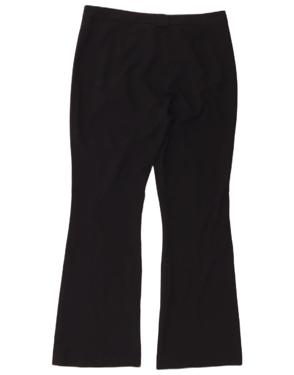 Damskie spodnie garniturowe Marks & Spencer Bootcut UK 12 Medium W32 L30 Czarne