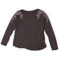 Bluzka damska Zara Top UK 10 Small, szara, bawełniana