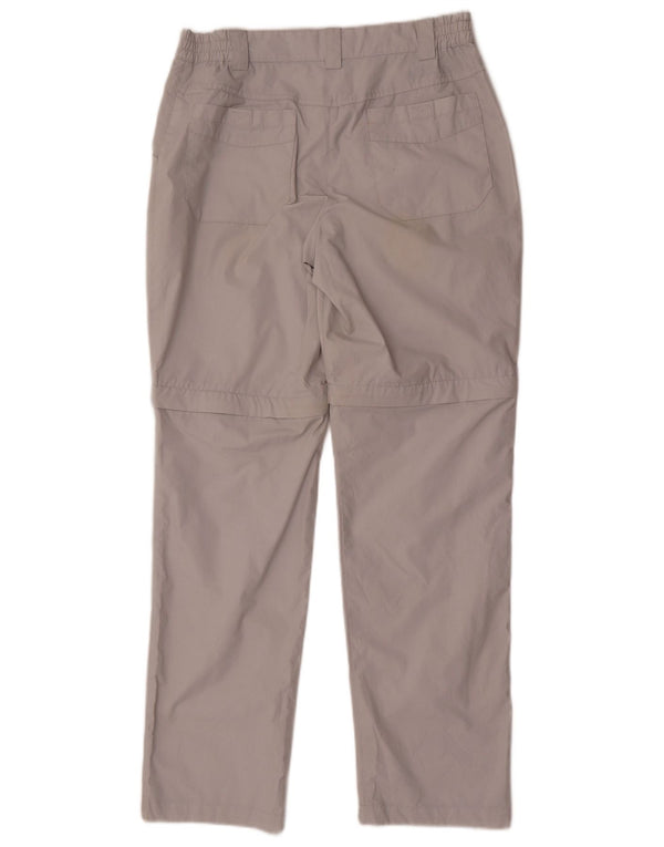 Spodnie damskie Mountain Warehouse Straight Chino UK 10 Small W30 L31 Szare