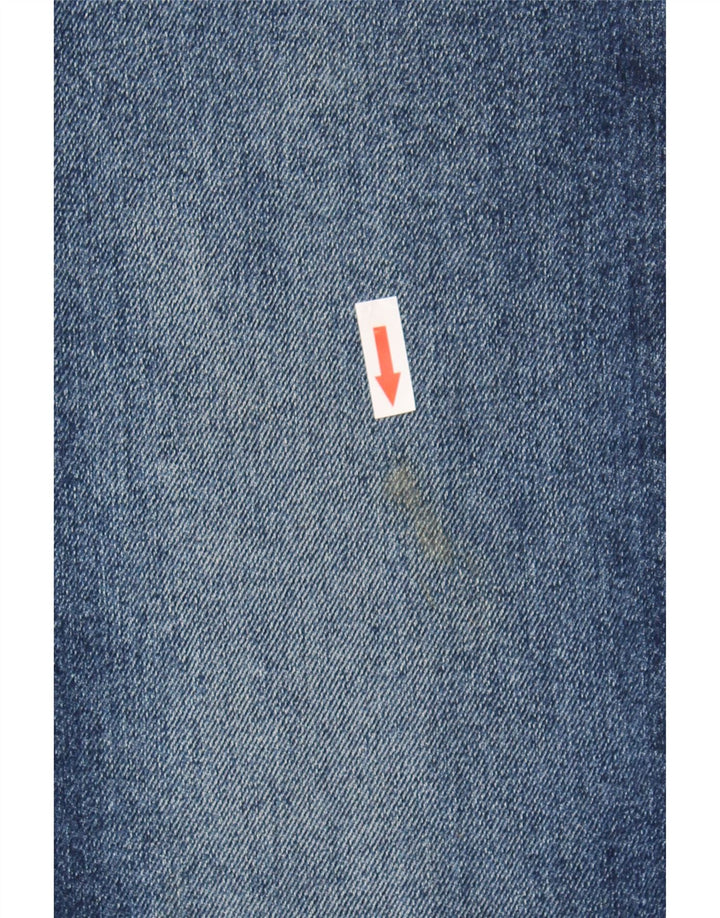 Damskie jeansy Levi's Ribcage Straight W27 L27 Niebieskie bawełniane