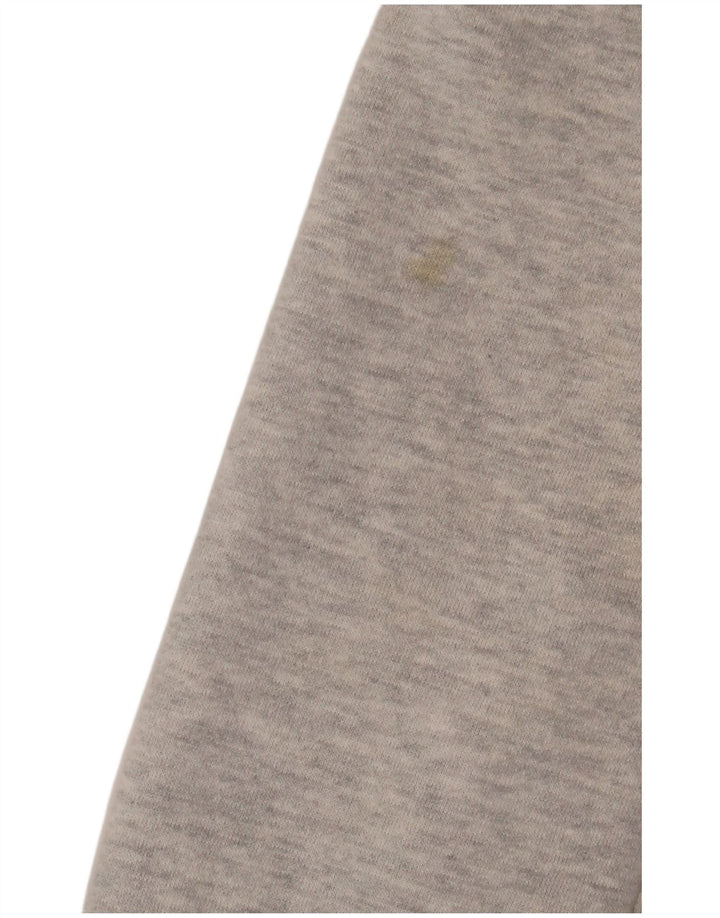 SUPERDRY Męski sweter z kapturem i zamkiem błyskawicznym, mały, szary, bawełniany w cętki