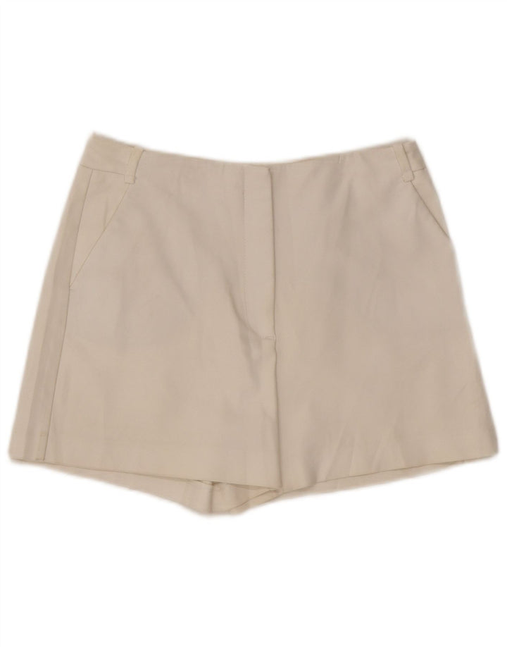 Damskie spodenki chino Zara, średnie W28, bawełna w kolorze złamanej bieli