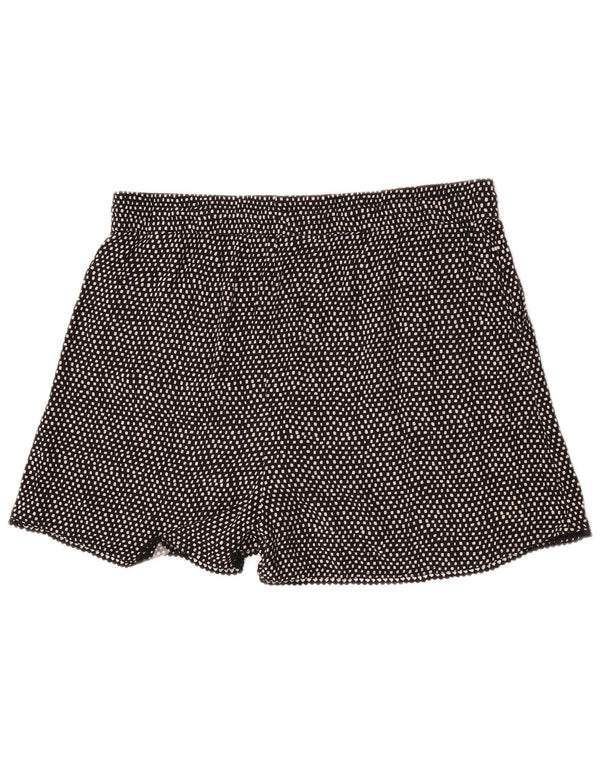 Marks & Spencer Damskie spodenki chino UK 14 duże W34 czarne cętkowane
