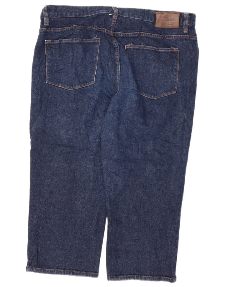 RALPH LAUREN Damskie jeansy Capri US 16 2XL W38 L21 Granatowe bawełniane