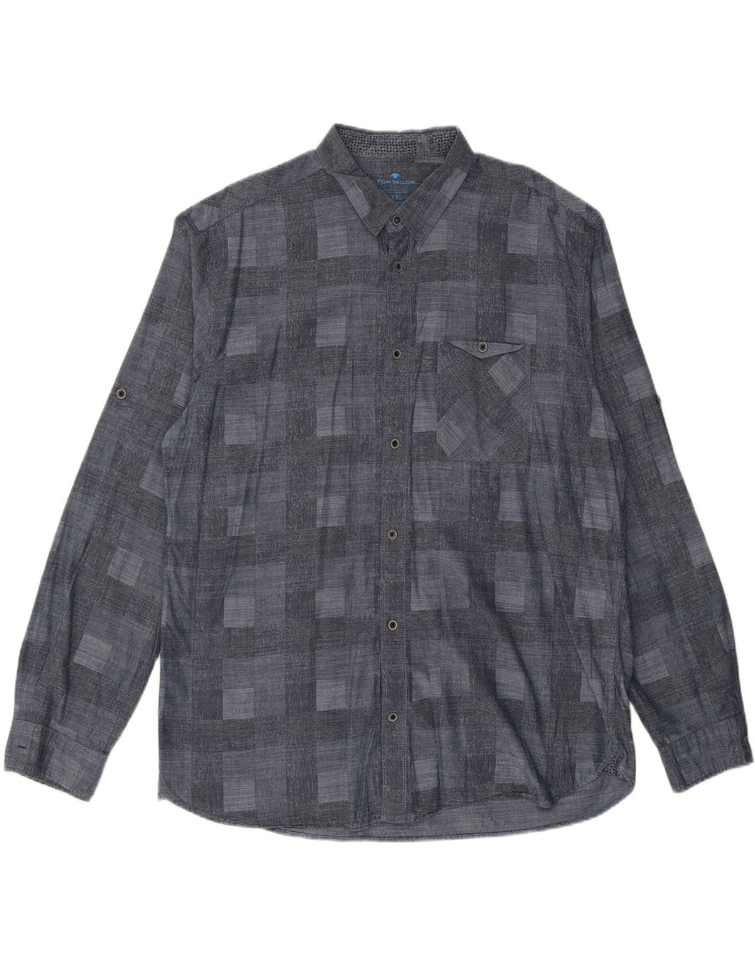 Koszula męska TOM TAILOR 2XL Granatowa, geometryczna