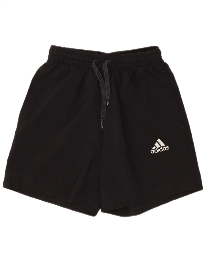 Męskie spodenki sportowe Adidas, małe, czarne, poliestrowe