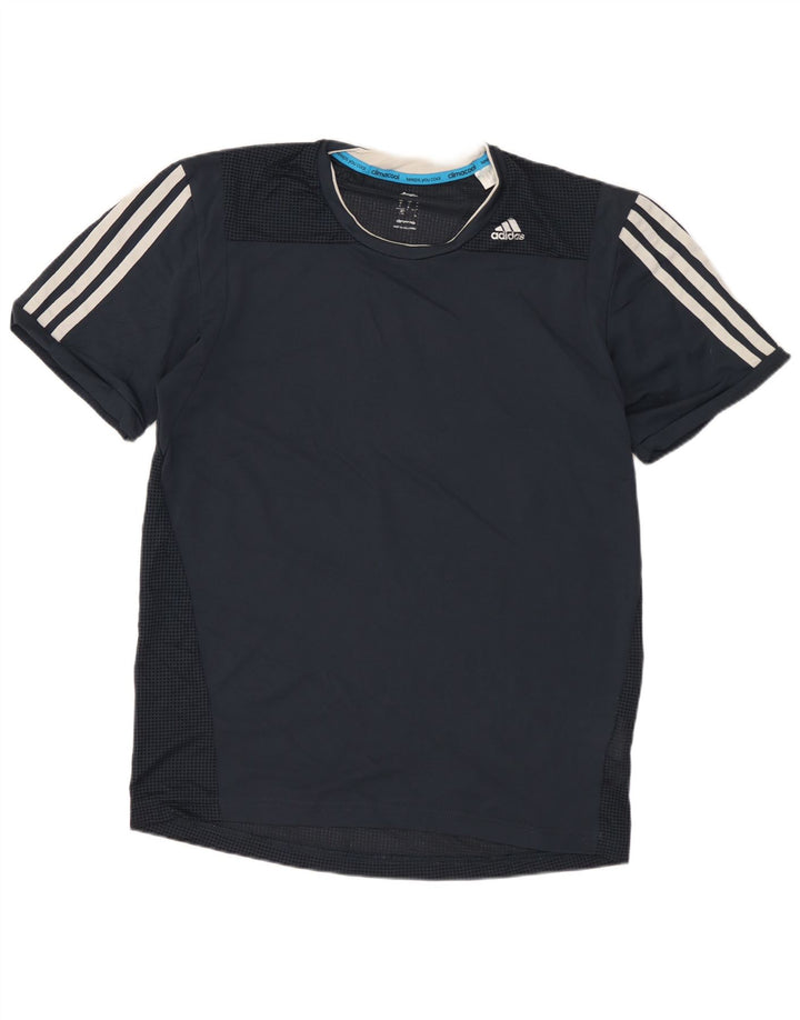 Adidas Męska koszulka Climacool Top, mała, granatowa, z poliestru