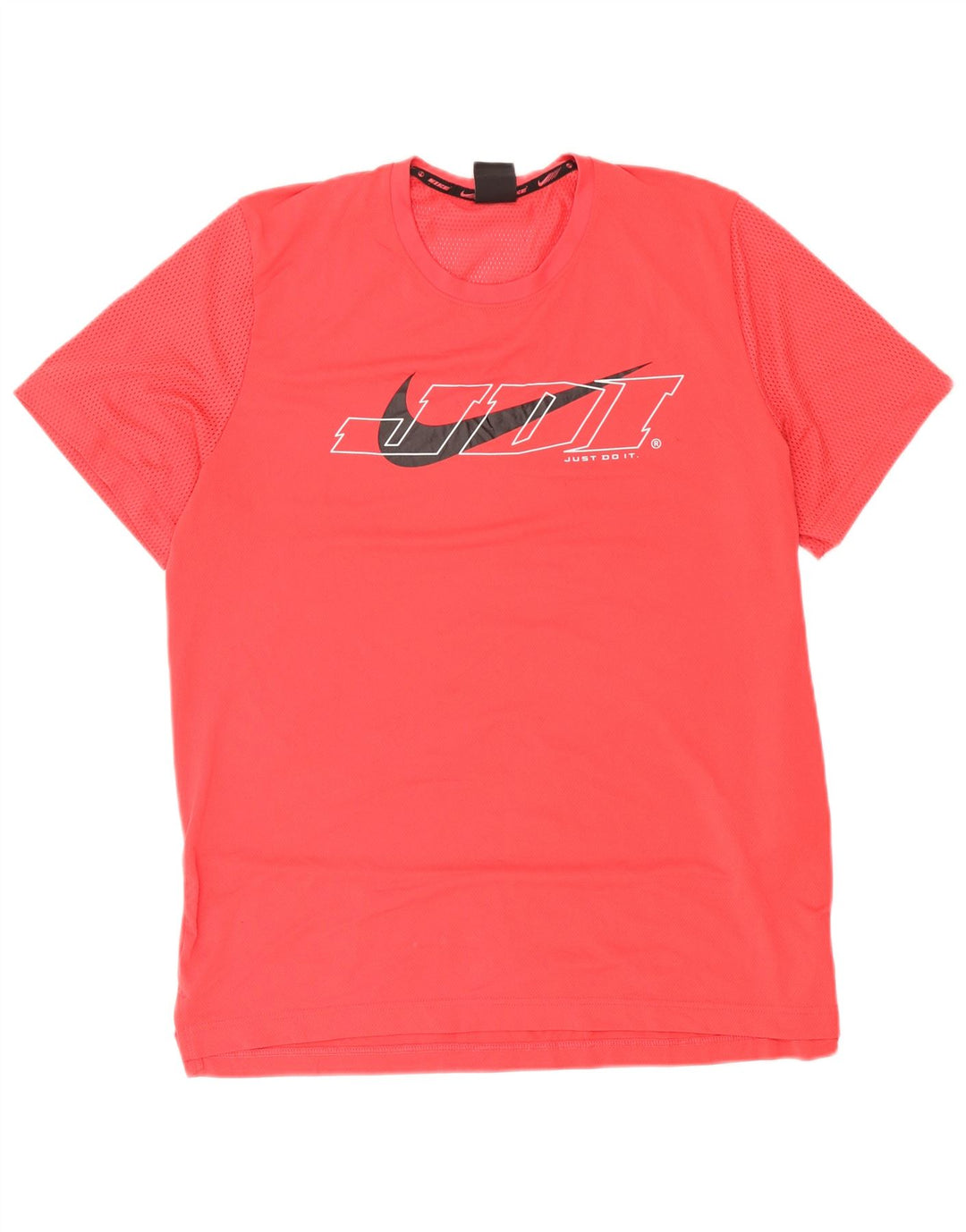 Męski T-shirt Nike Dri Fit Standard Graphic Top, duży, czerwony, poliester