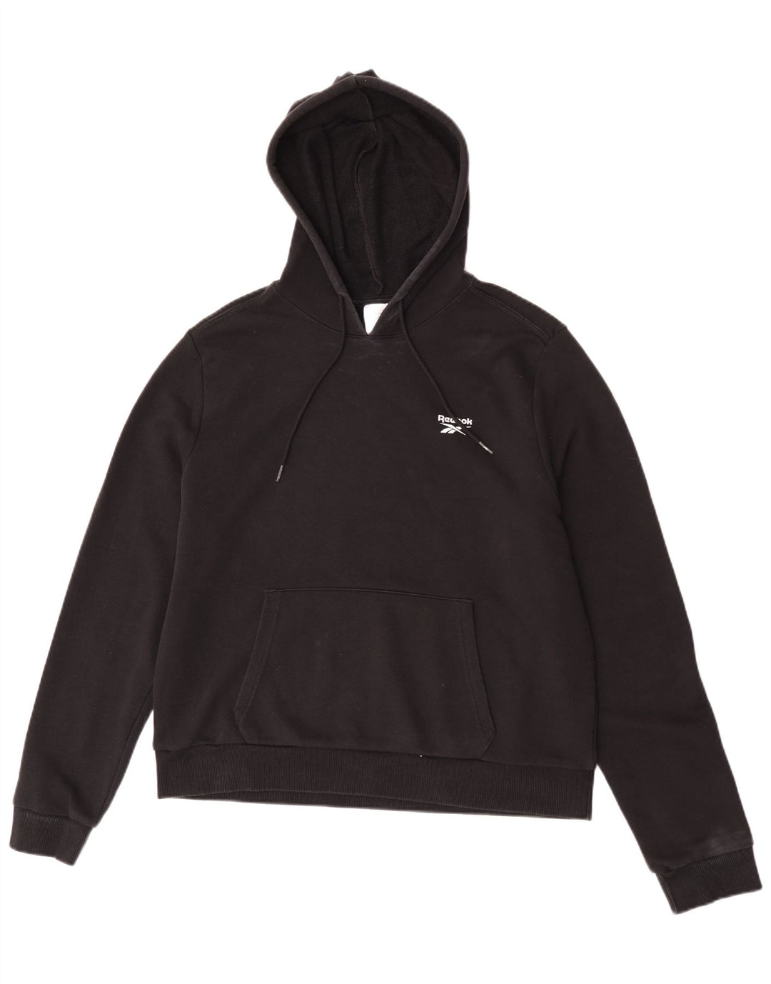 Męski sweter z kapturem Reebok, duży, czarny, bawełniany