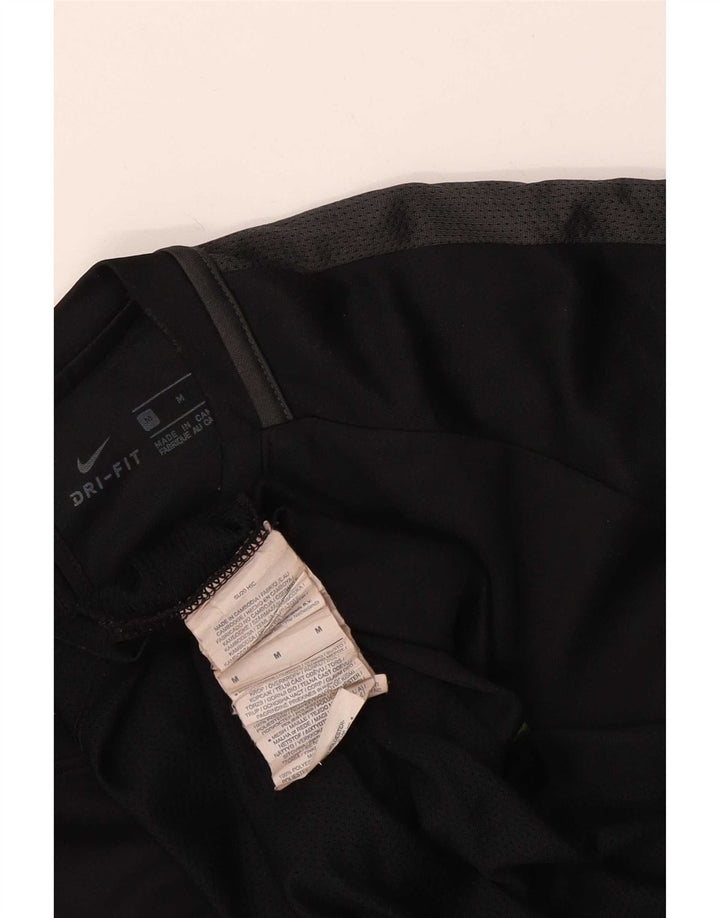 Męski T-shirt z grafiką Nike Dri Fit, średni czarny poliester