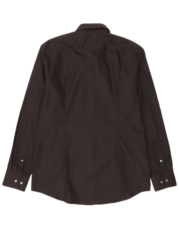 Koszula męska Hugo Boss Slim Fit, rozmiar 41 16 1/2, duża czarna