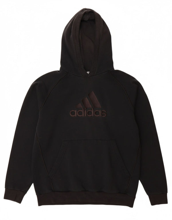 Chłopięcy sweter z kapturem ADIDAS z grafiką, 15-16 lat, czarny
