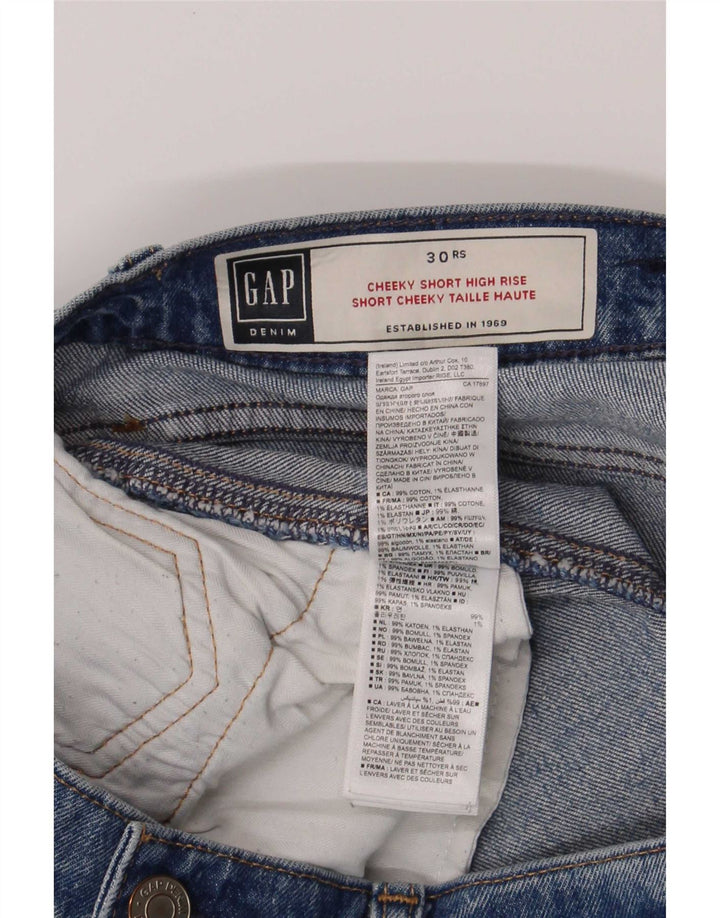 Damskie spodenki jeansowe Gap W30 w kolorze średnioniebieskim, bawełniane